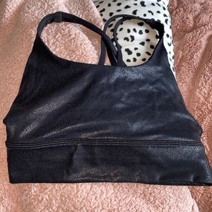 Black lulu lemon sports bra